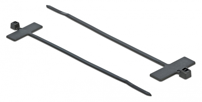 POWERTECH δεματικά καλωδίων TIES-033 με ετικέτα, 100x2.5mm, μαύρα, 25τμχ 1 POWERTECH δεματικά καλωδίων TIES-033 με ετικέτα