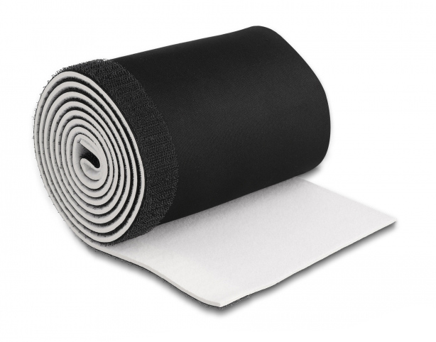 Ταινία νεοπρενίου τύπου Velcro TIES-037, 13.5cm, 1.5m, μαύρη/λευκή 1 Ταινία νεοπρενίου τύπου Velcro TIES-037