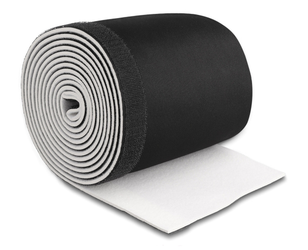 Ταινία νεοπρενίου τύπου Velcro TIES-038, 13.5cm, 3m, μαύρη/λευκή 1 Ταινία νεοπρενίου τύπου Velcro TIES-038