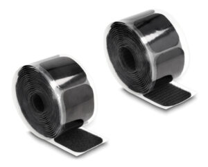 POWERTECH αυτοκόλλητα τύπου Velcro TIES-067 σε ρολό 5m