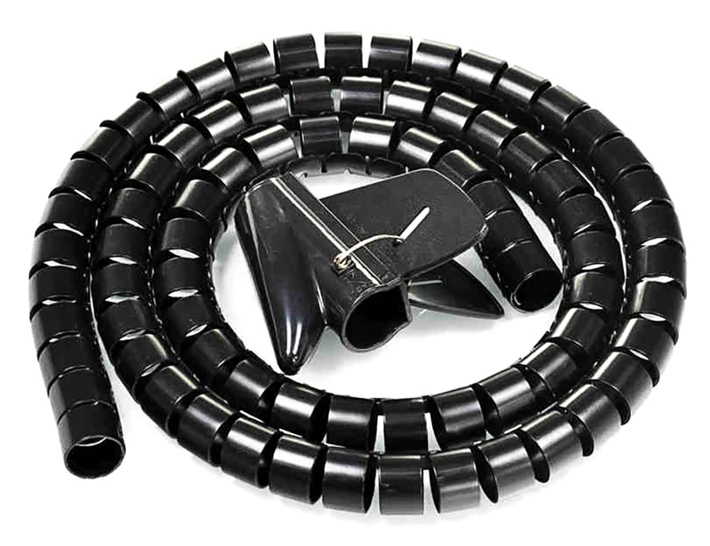 POWERTECH δεματικό καλωδίων TIES-083, πλαστικό, Φ20mm, 2m, μαύρο 1 POWERTECH δεματικό καλωδίων TIES-083