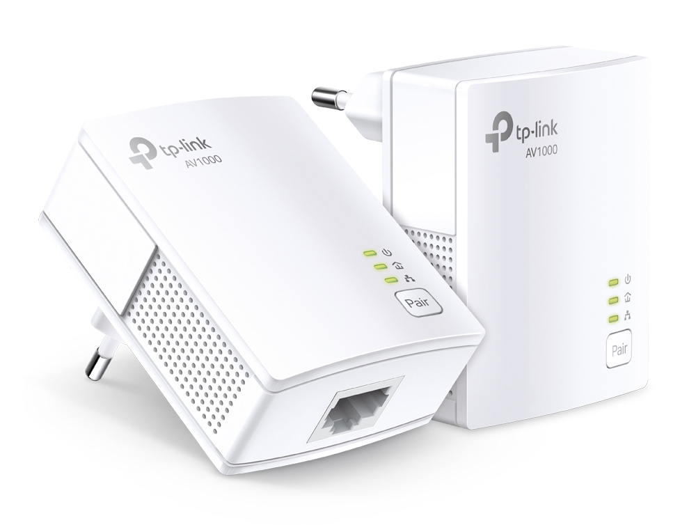 TP-LINK Powerline Starter Kit TL-PA7017, AV1000 Gigabit, Ver. 4.0 1 TP-LINK Powerline Starter Kit TL-PA7017