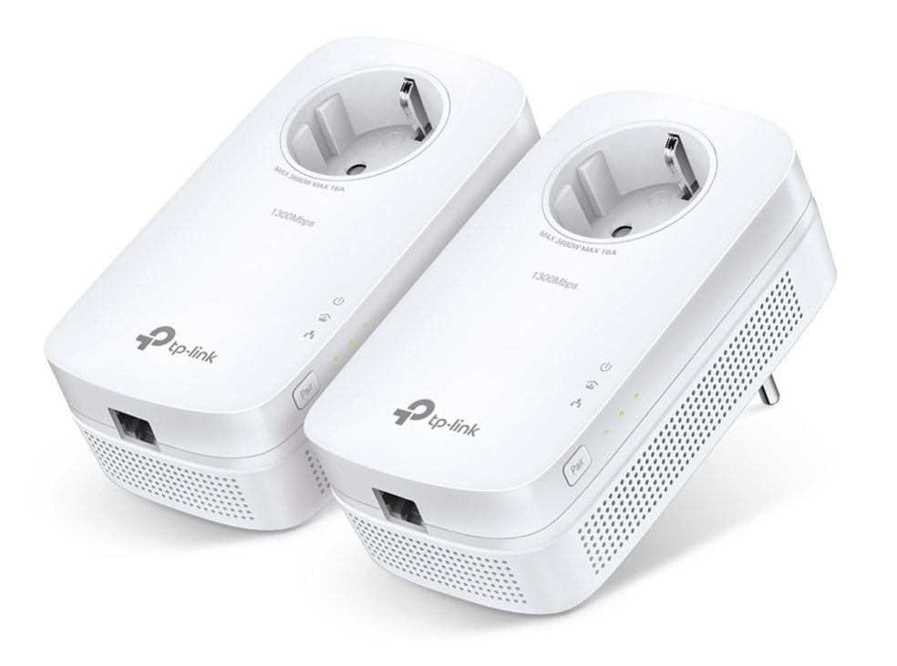 TP-LINK Passthrough Powerline Starter Kit TL-PA8010P, AV1300, Ver: 3.0 1 TP-LINK Passthrough Powerline Starter Kit TL-PA8010P