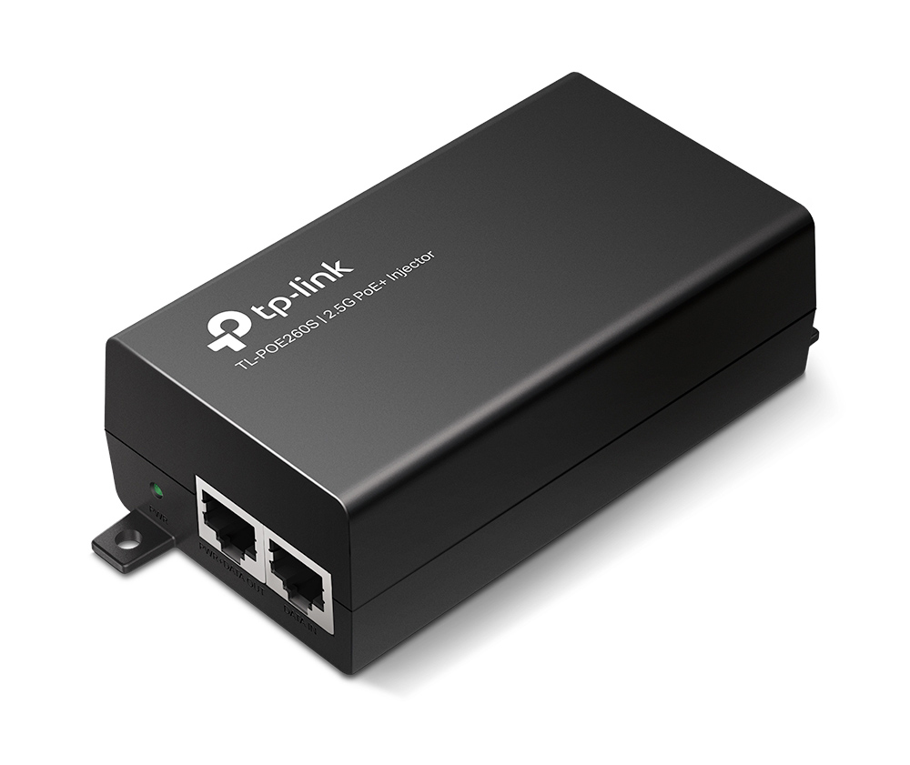 TP-LINK 2.5G PoE+ Injector TL-POE260S, IEEE 802.3af/at, Ver. 1.0 1 TP-LINK 2.5G PoE+ Injector TL-POE260S
