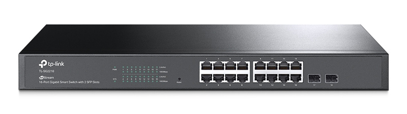 TP-LINK JetStream smart switch TL-SG2218, 16-Port Gigabit, Ver. 1.0 1 TP-LINK JetStream smart switch TL-SG2218