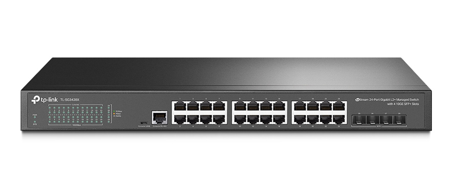 TP-LINK L2+ Managed Switch TL-SG3428X, 24-Port Gigabit, 4x SFP+, Ver.1.4 1 TP-LINK L2+ Managed Switch TL-SG3428X