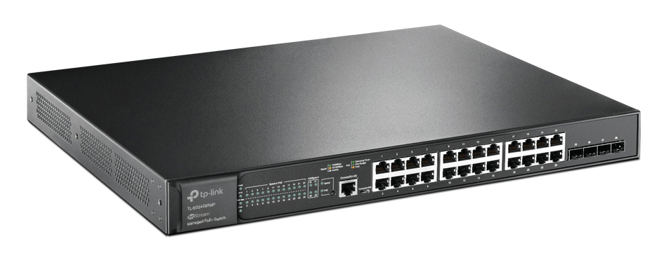 TP-LINK L2+ Managed Switch TL-SG3428XMP, 24x PoE+, 4x SFP+, Ver. 2.0 1 TP-LINK L2+ Managed Switch TL-SG3428XMP