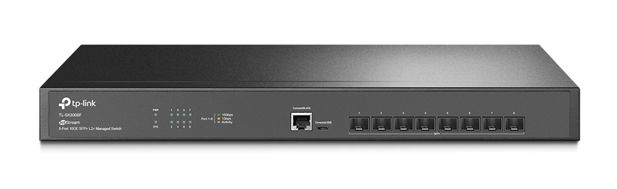 TP-LINK L2+ managed switch TL-SX3008F, 8-Ports 10Gbps SFP+, Ver. 1.0 1 TP-LINK L2+ managed switch TL-SX3008F