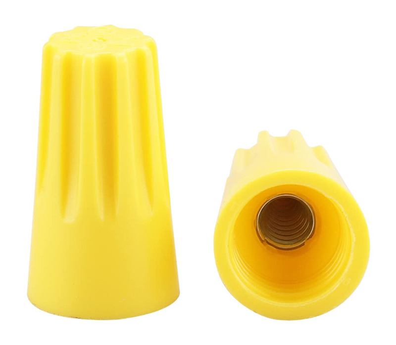 Σύνδεσμος καλωδίου twist-on P4 TOOL-0081, Φ14mmx24.6mm, κίτρινος, 25τμχ 1 Σύνδεσμος καλωδίου twist-on P4 TOOL-0081