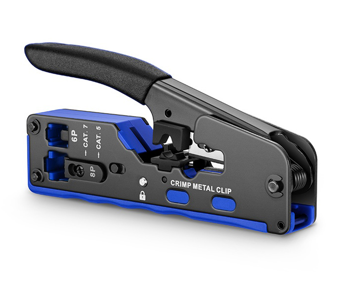 Πρέσα ακροδεκτών TOOL-0093 για καλώδια δικτύου RJ12/6P & RJ45/8P 1 Πρέσα ακροδεκτών TOOL-0093 για καλώδια δικτύου RJ12/6P & RJ45/8P