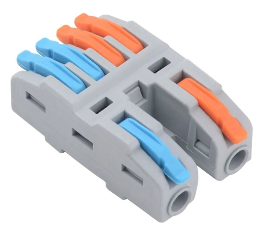 POWERTECH κλέμα σύνδεσης καλωδίων TOOL-0107, 4pin προς 2pin, 5τμχ 1 POWERTECH κλέμα σύνδεσης καλωδίων TOOL-0107
