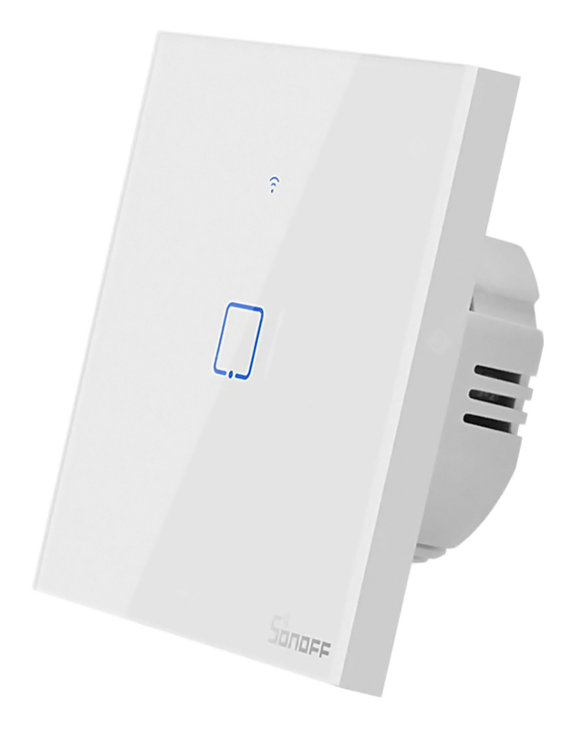 SONOFF smart διακόπτης ΤΧ-T2EU1C, αφής, Wi-Fi, μονός, λευκός 1 SONOFF smart διακόπτης ΤΧ-T2EU1C