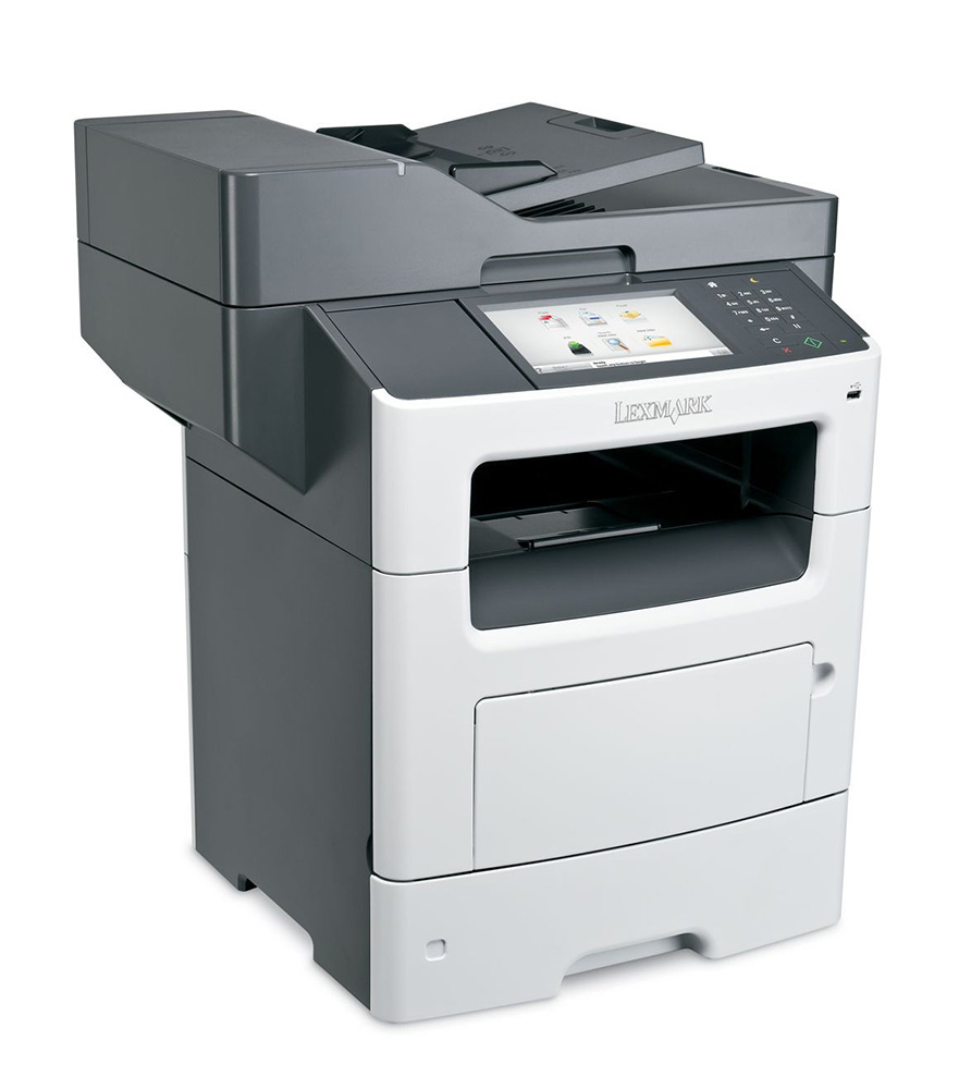 LEXMARK used MFP Printer MX611DHE, laser, mono, low toner & drum 1 LEXMARK used MFP Printer MX611DHE
