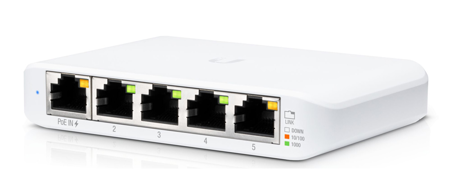 UBIQUITI UniFi Switch USW-Flex-Mini, 5-Port Gigabit, 10/100/1000 Mbps 1 UBIQUITI UniFi Switch USW-Flex-Mini