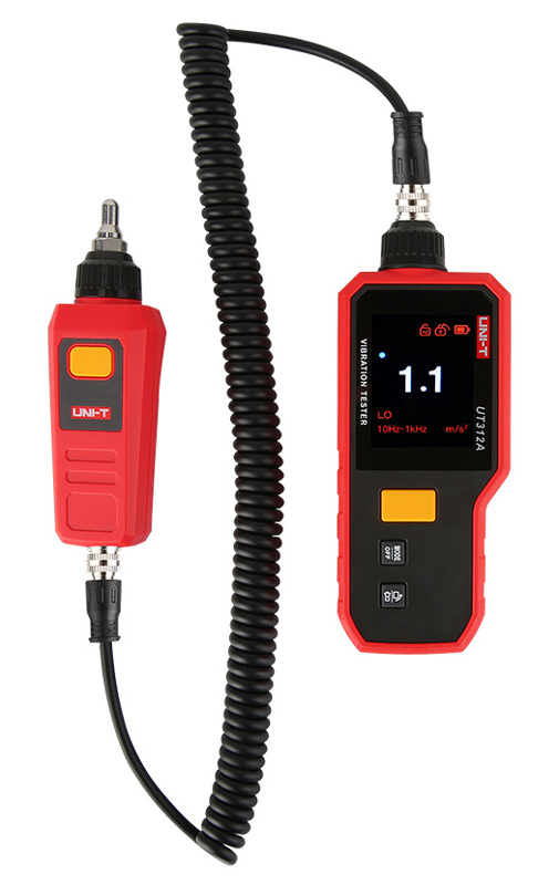 UNI-T tester κραδασμών UT312A, PEAK/RMS/P-P, 1350mAh 1 UNI-T tester κραδασμών UT312A