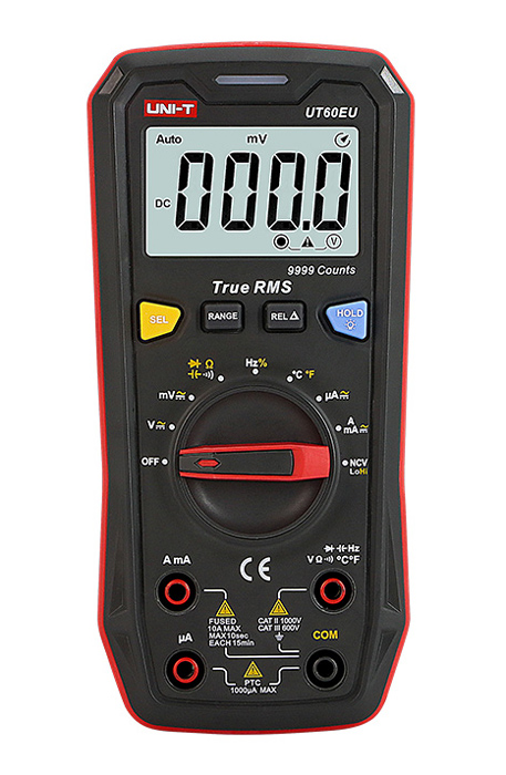 UNI-T ψηφιακό πολύμετρο UT60EU, 1000V AC/DC, NCV, True RMS 1 UNI-T ψηφιακό πολύμετρο UT60EU