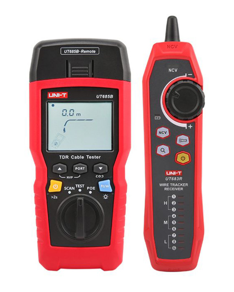 UNI-T tester καλωδίων δικτύου UT685B KIT, TDR 1 UNI-T tester καλωδίων δικτύου UT685B KIT