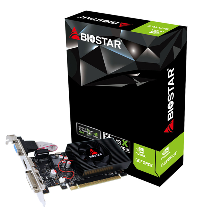 BIOSTAR VGA GeForce GT730 VN7313TH41-TBARL-BS2, GDDR3 4GB, 128bit 1 BIOSTAR VGA GeForce GT730 VN7313TH41-TBARL-BS2