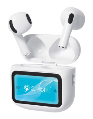 CELEBRAT earphones με θήκη φόρτισης W76