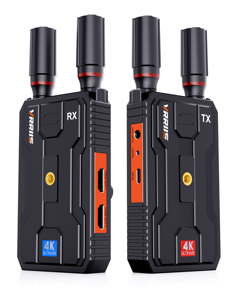 VRRIIS HDMI σύστημα ασύρματης μετάδοσης βίντεο WL097 Pro, 4K, 2.4/5GHz, έως 400m 1 VRRIIS HDMI σύστημα ασύρματης μετάδοσης βίντεο WL097 Pro
