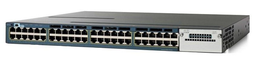 CISCO used Catalyst WS-C3560X-48P-L Switch, 48 ports PoE, 1x PSU, Managed 1 CISCO used Catalyst WS-C3560X-48P-L Switch