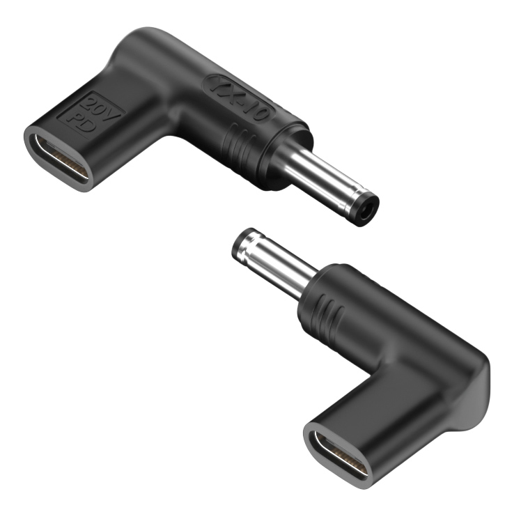 POWERTECH αντάπτορας τροφοδοσίας laptop YX-10, USB-C σε Dell 4.5x3mm, μαύρος 1 POWERTECH αντάπτορας τροφοδοσίας laptop YX-10