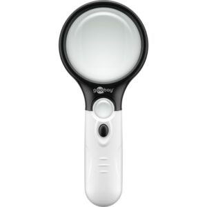 Goobay 41255 LED Μεγεθυντικός Φακός για Διάβασμα Λευκός