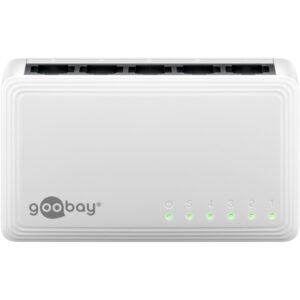 Goobay Gigabit Ethernet Switch 5 Θυρών 64563 Λευκό