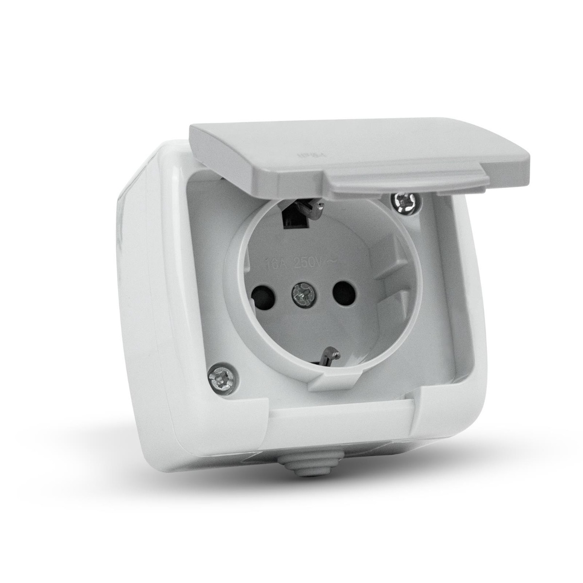 Entac Stephan surface mounted wall socket earthed IP54 2 Entac Stephan surface mounted wall socket earthed IP54 - Image 2