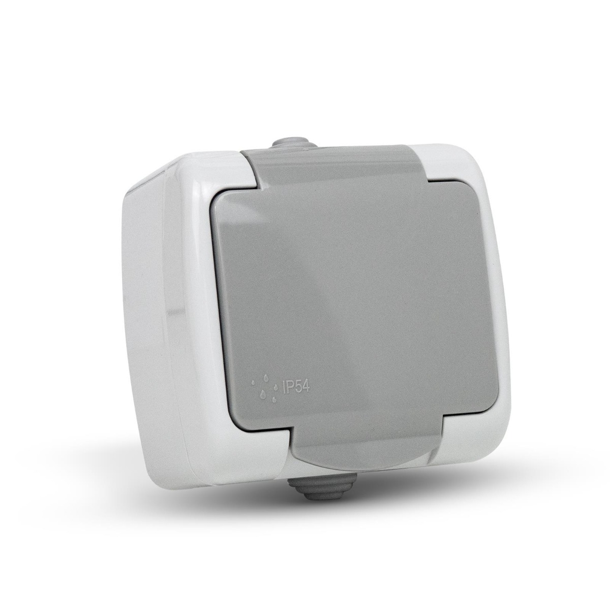Entac Stephan surface mounted wall socket earthed IP54 3 Entac Stephan surface mounted wall socket earthed IP54 - Image 3