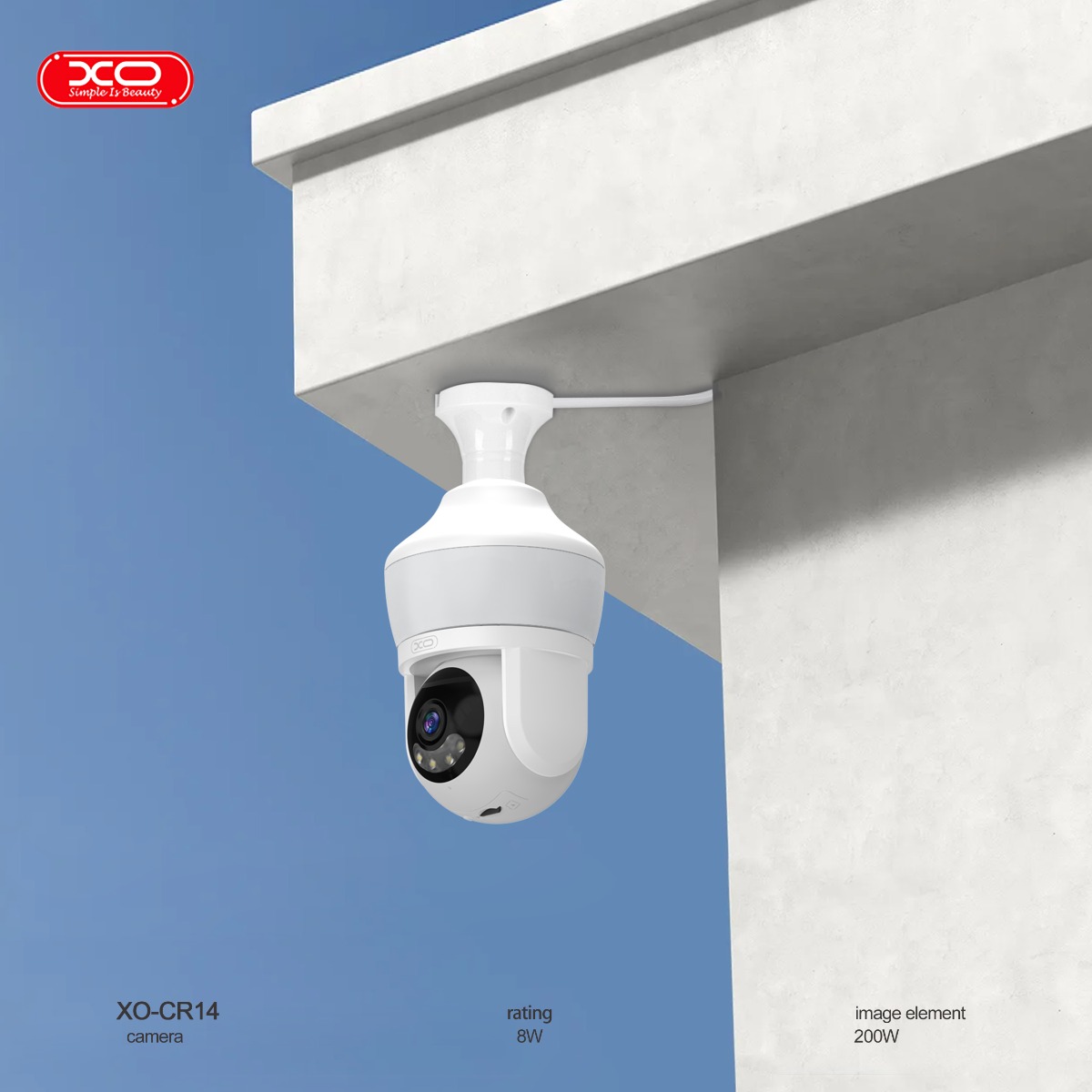 XO CR14 Λαμπτήρας με WIFI Κάμερα Παρακολούθησης 8W/200W 6 XO CR14 Λαμπτήρας με WIFI Κάμερα Παρακολούθησης 8W/200W - Image 6
