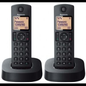 Panasonic KX-TGC312B Ασύρματο Τηλέφωνο Duo με 2 Ακουστικά Μαύρο