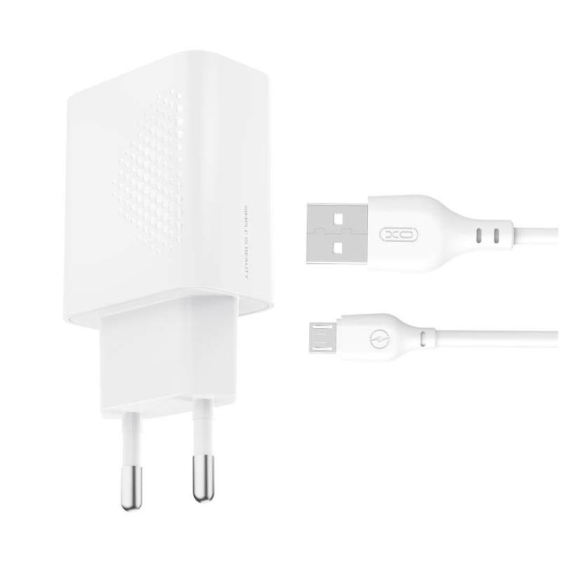 XO L159 QC18W Φορτιστής Γρήγορης Φόρτισης USB-A με Καλώδιο Micro USB 1 XO L159 QC18W Φορτιστής Γρήγορης Φόρτισης USB-A με Καλώδιο Micro USB
