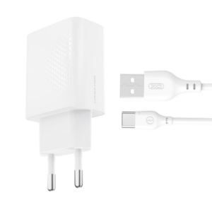XO L159 QC 18W Φορτιστής Γρήγορης Φόρτισης USB-A με Καλώδιο Type-C