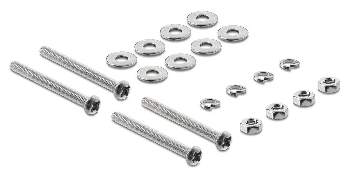 DELOCK σετ βιδών για ανεμιστήρες 42457, M3 x 30mm, 20τμχ 1 DELOCK σετ βιδών για ανεμιστήρες 42457