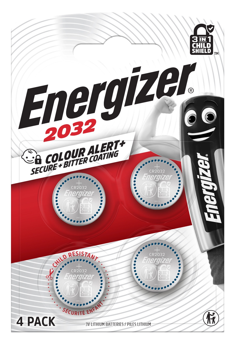 ENERGIZER μπαταρία λιθίου, CR2032, 3V, 4τμχ 1 ENERGIZER μπαταρία λιθίου