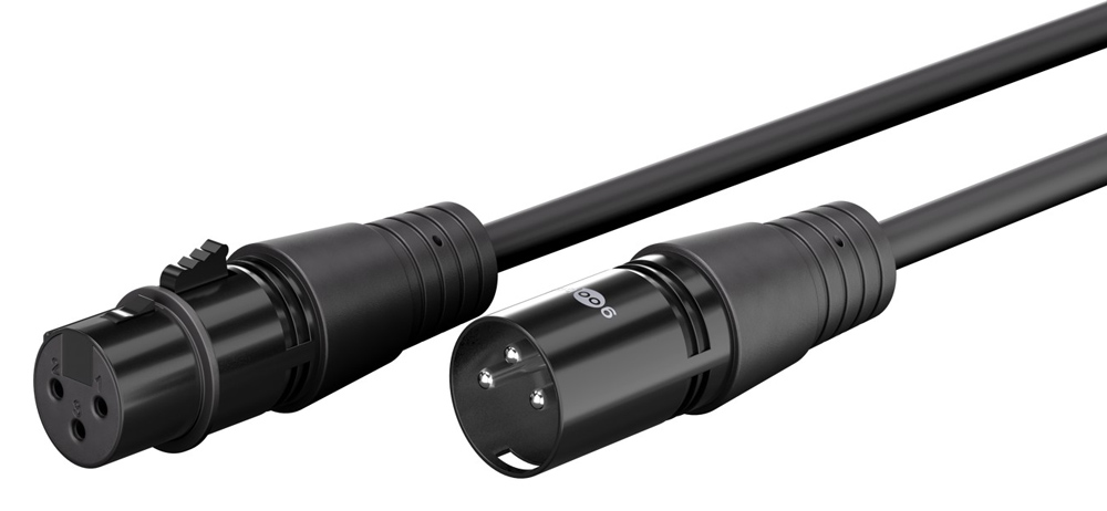 GOOBAY καλώδιο προέκτασης ήχου XLR 80359, 15m, μαύρο 1 GOOBAY καλώδιο προέκτασης ήχου XLR 80359