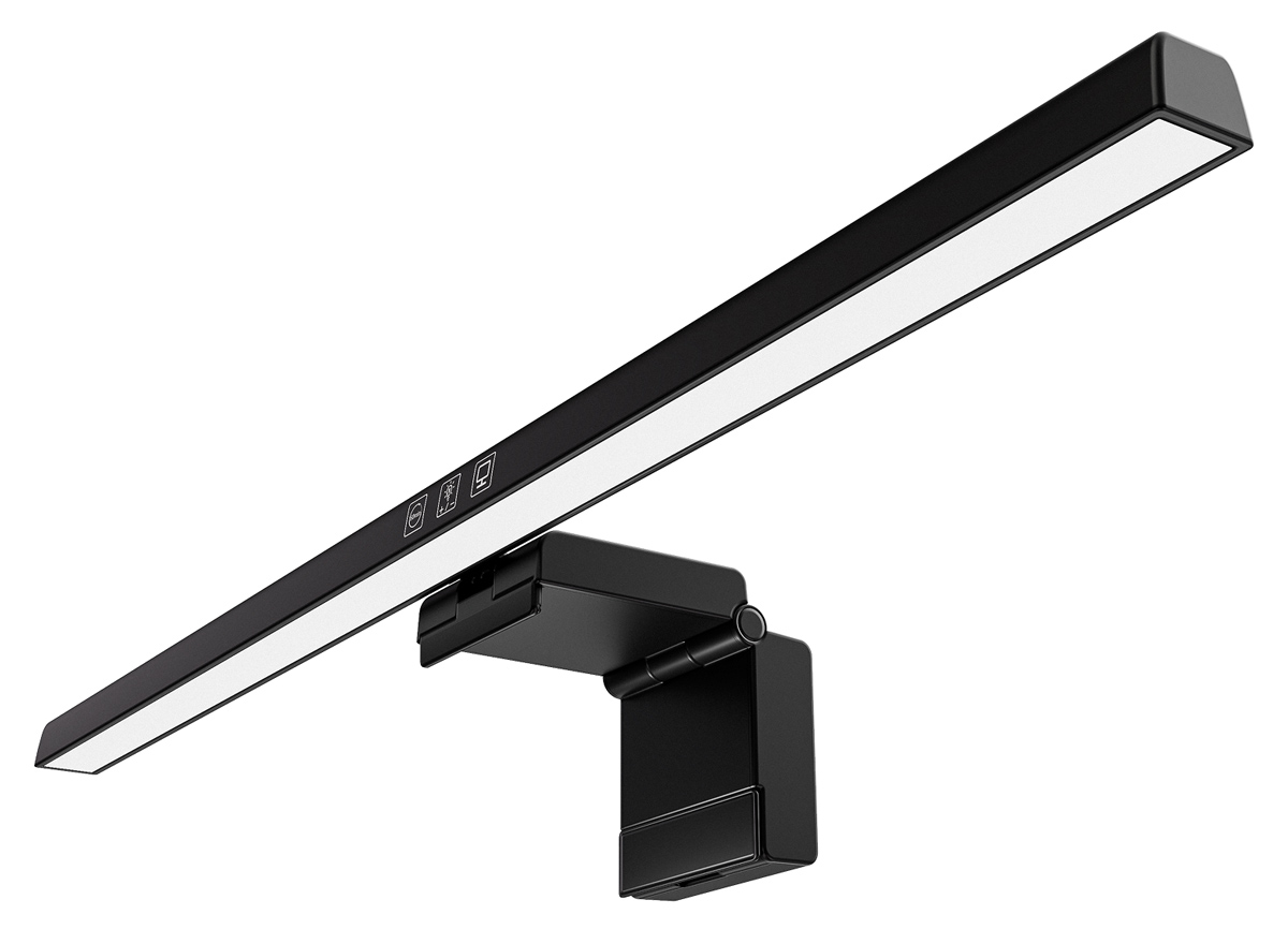 LUMIVIDA φωτιστικό οθόνης LDL16-11LV, 21"+, ρυθμιζόμενη φωτεινότητα & θερμοκρασία χρώματος, μαύρο 1 LUMIVIDA φωτιστικό οθόνης LDL16-11LV