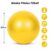 Μπάλα Pilates Fitball 65cm Yellow