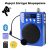 Φορητό Σύστημα Μικροφώνου με Bluetooth / FM / TF (Blue)