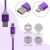 Πλεκτό Καλώδιο Φόρτισης – Δεδομένων Micro Usb Purple 1m
