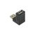 Γωνιακός Αντάπτορας 90° USB 2.0 Male – Female  Black