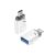 XO NB256B Αντάπτορας USB-A Θηλυκό σε Type-C OTG με Κορδόνι