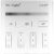 Avide LED Ταινία 12V Ντίμερ 4 Ζωνών RF Χωνευτό /AC180-240V/ Αφής