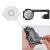 2 in 1 Home Key Button with PCB Membrane Flex Cable for iPhone 4(White)
