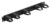 DELOCK cable management 43345 για rack 19″/1U, 5x γάντζοι, μαύρο