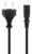 GOOBAY καλώδιο τροφοδοσίας Euro 50084, 2×0.75 mm², 1.5m, μαύρο