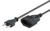GOOBAY μπαλαντέζα προέκταση ρεύματος 50510, Europlug, 2x 0.75mm², 5m, μαύρη