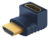 CABLETIME αντάπτορας HDMI HA10, γωνιακός, 4K, μπλε