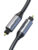 CABLETIME καλώδιο ήχου Toslink CT-AV380-P04GN, gold plated, 5mm, 2m, μαύρο